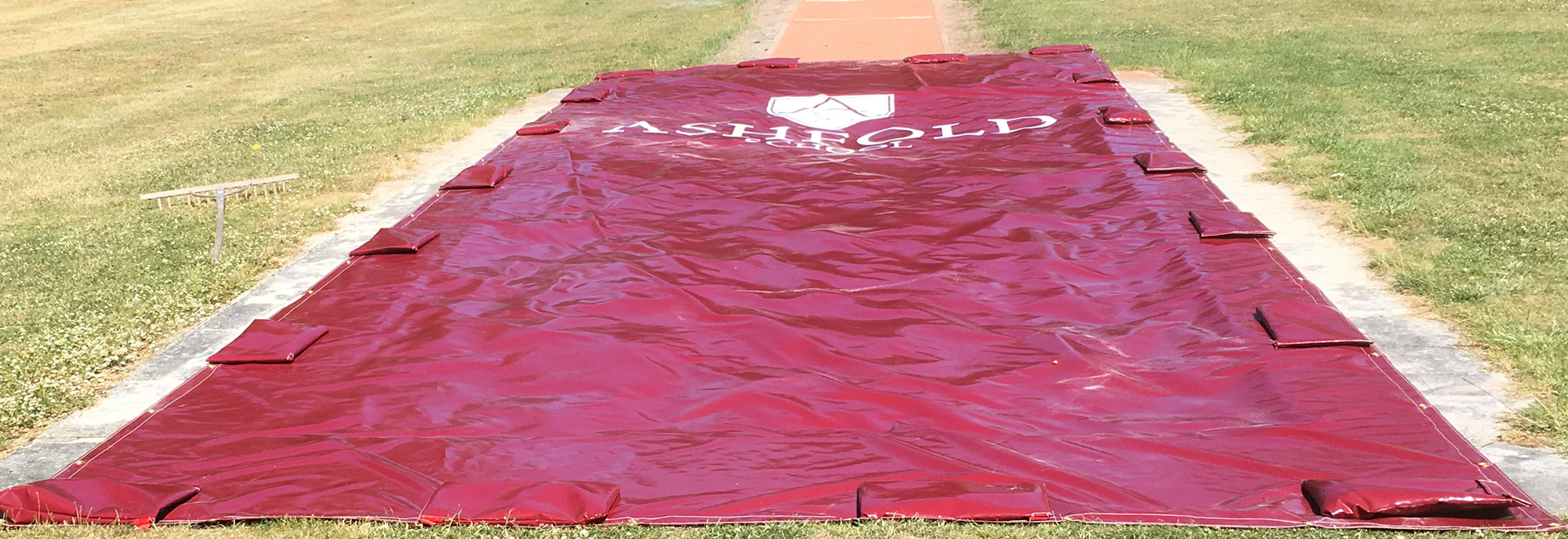 Long Jump Pit Covers Tarpaulin Sandpit Covers All Made to Measuure